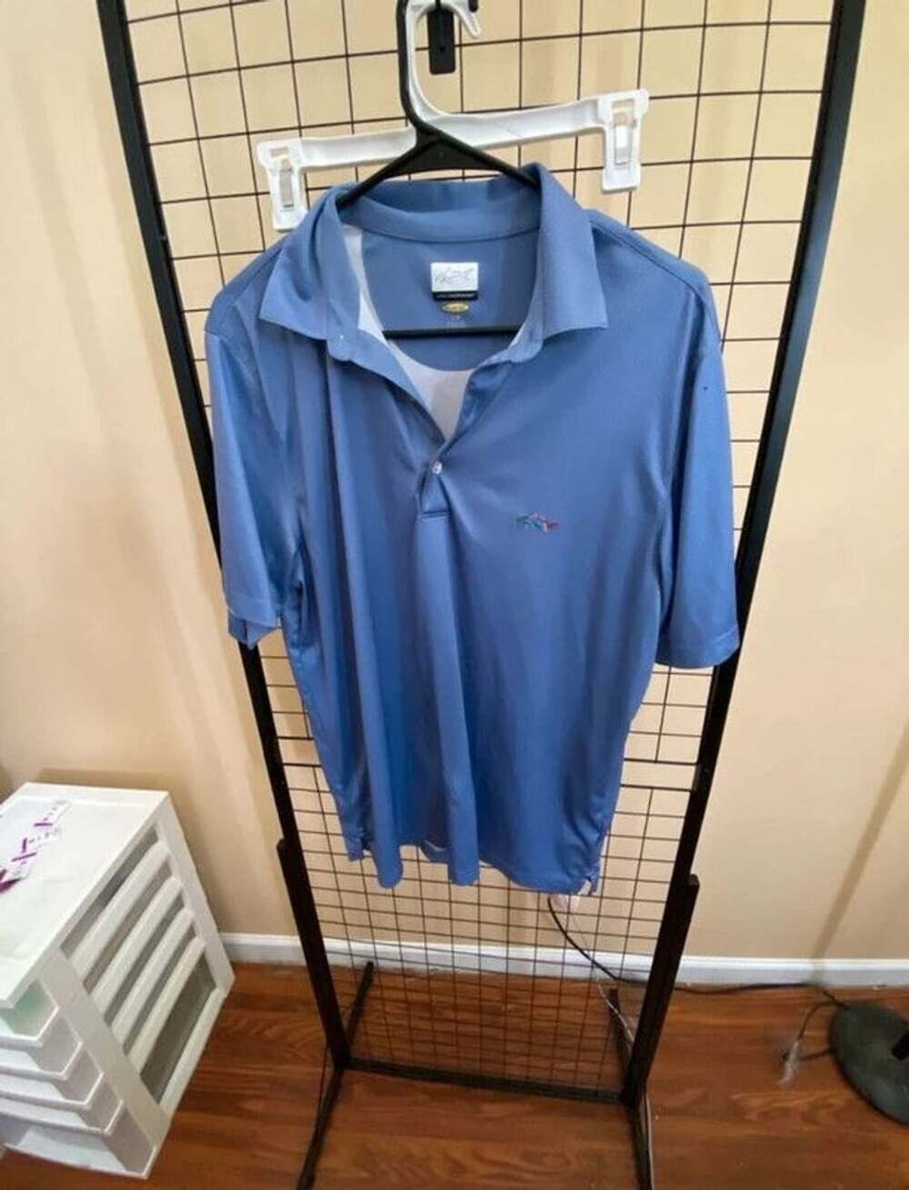 Greg Norman Play Dry performance polo in blue